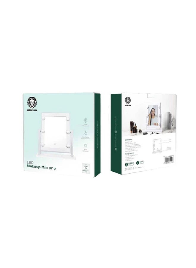 GREEN LION LED Makeup Mirror 6 - White - Image 2